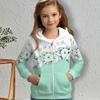 Mädchen 3D Blumen Kapuzenmantel Oberbekleidung Rosa Langarm 3D Druck Herbst Winter Aktive Mode Niedlich Kinder 3-12 Jahre