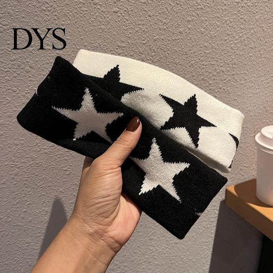 Versatile Headband Yoga Wear Resistant Non-Slip Super Soft Five-Pointed Practical Hair Accessory Star Pattern Unisex Head Wrap Accessories Band