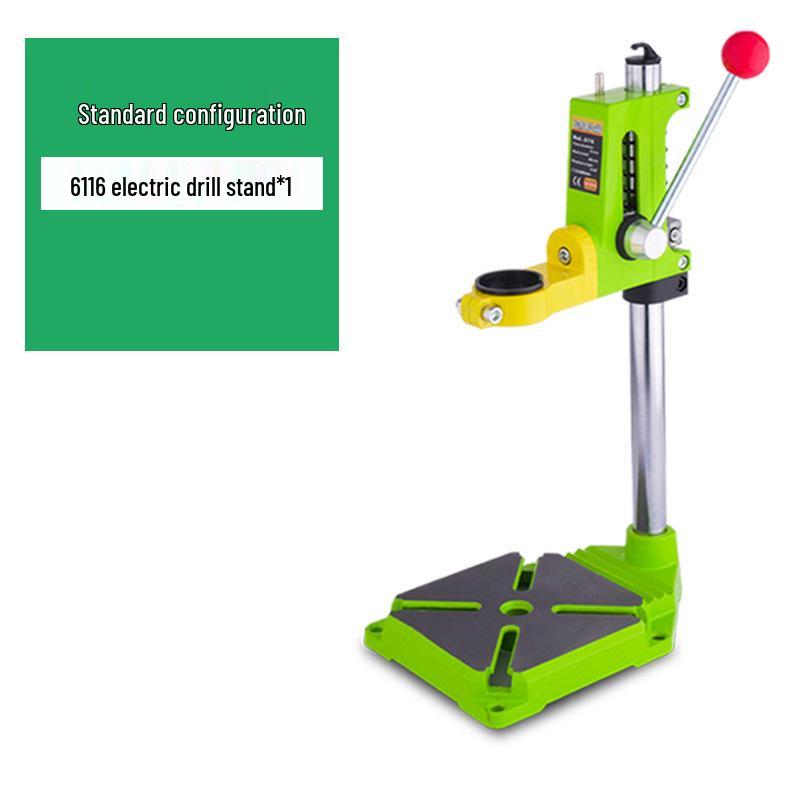 Compact Multifunctional Bench Drill Stand for Hand Drills - High Precision Workbench Fixture