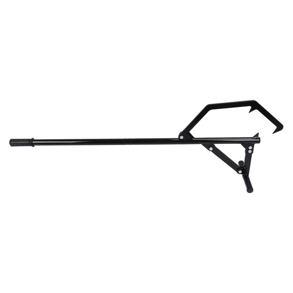 51in Log Lifter Adjusting Tilt Hook Rubber Non Slip Handle Log Wood Roller Lifter Jack for Farm
