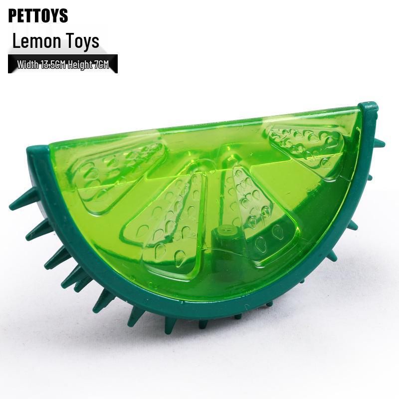

Teething Cooling Chewy Squeaky Dog Toys - Frozen Fruit Summer Edition