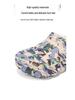 2025 Winter Cotton Closed-Toe Velvet Warm Garden Slippers: Unisex Indoor Half Slippers
