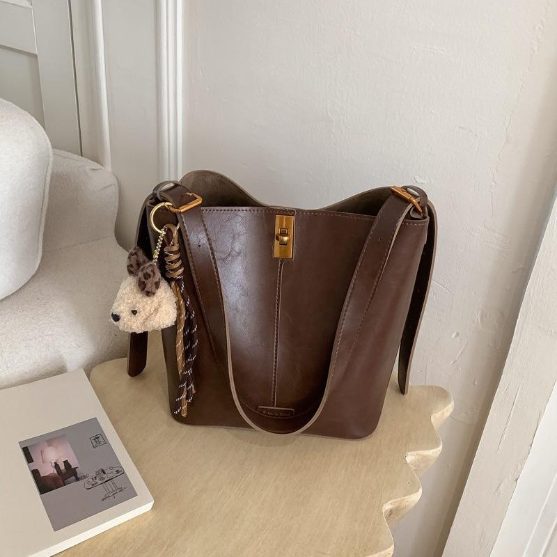 Large-capacity Underarm Bag, Simple Bucket-style Bag, High Appearance Level, Commuter Single-shoulder Crossbody Bag