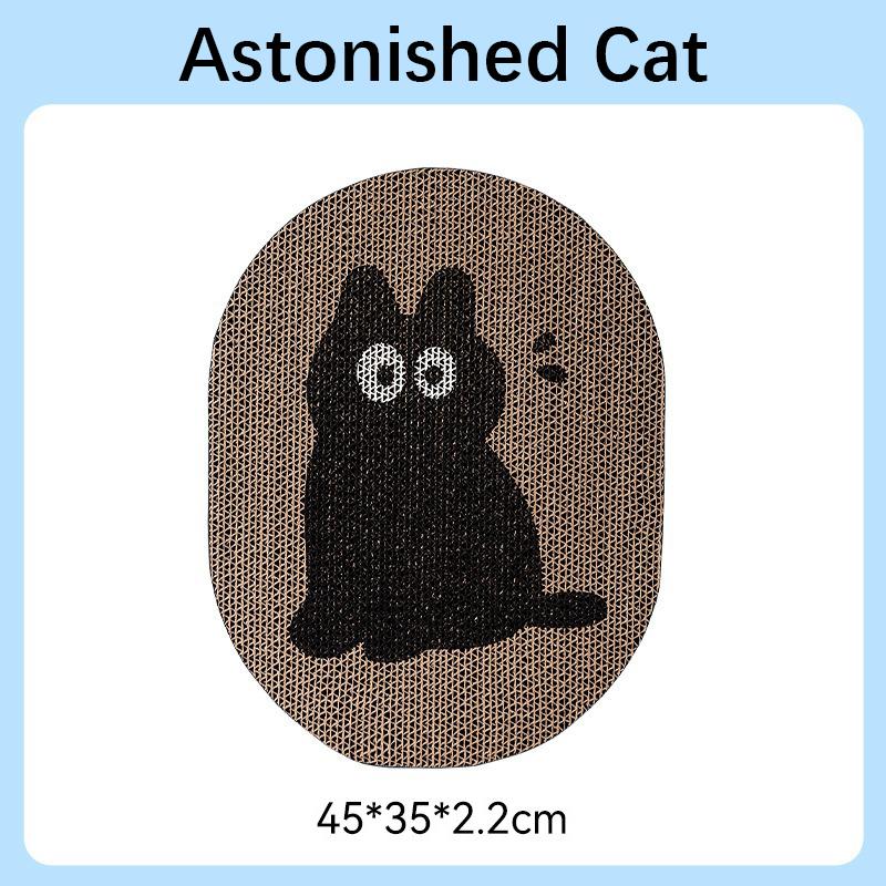 Neues Katzenspielzeug Blaue Wolken Cartoon Klebrige Wand Kratzbrett Kann Spielen Schlafen Verschleißfest Schutz Möbel Haustierbedarf