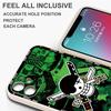 One Piece Red Green Cool Phone Cover Case for Apple iPhone 17 Pro Max 15 Air 13 Mini 7 8 11 XS XR 12 Plus 16