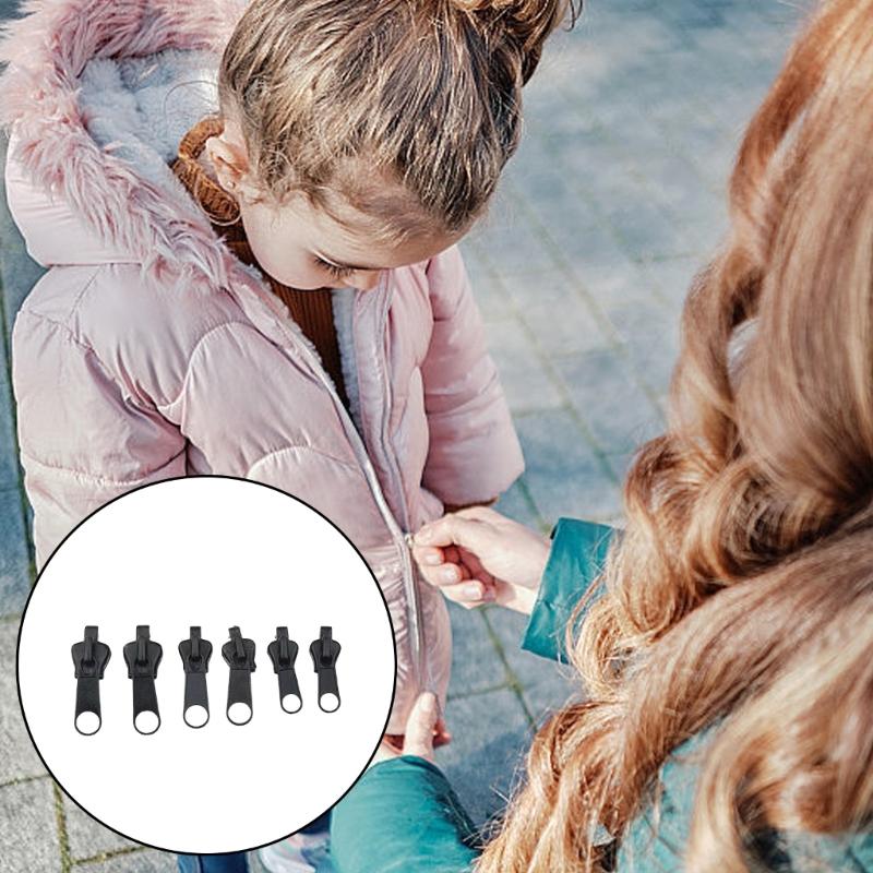 Pack Of 12 Zip Repair Kits Zipper Slider Set For Backpack Clothing Zipper Fix Zipper Replacement for Various Accessories