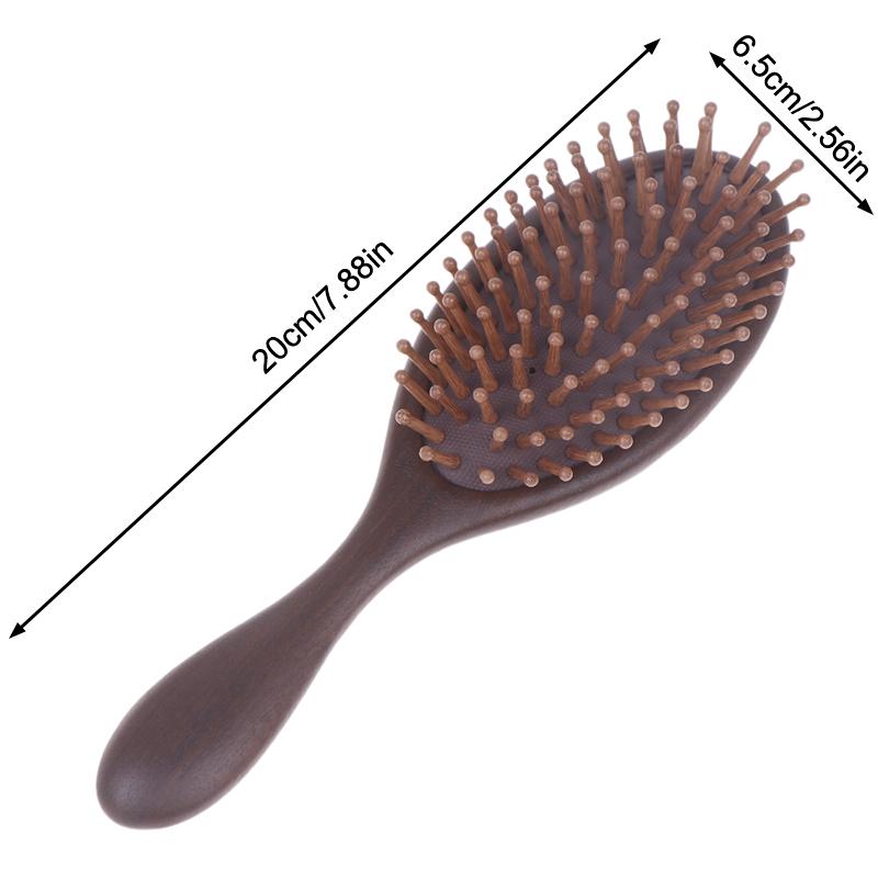 Sandalwood Air Bag Massage Comb Carving Hair Comb Professional Healthy Massage Brush High Quality Hairbrush