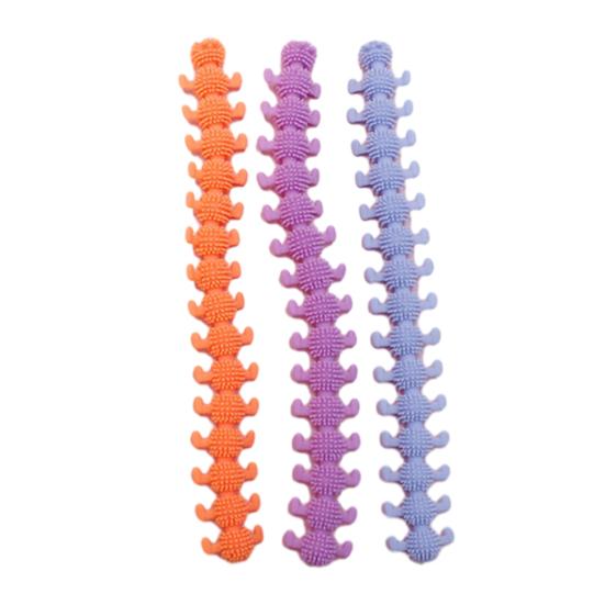 3Pcs Stretchy Fidget String Toy Dog Dinosaur Horse Caterpillar Stress Relief Toy Anti-Anxiety Easter Children's Day Classroom Exchange Birthday Party