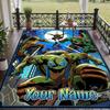 Custom Text Teenage Mutant Ninja Turtles Pattern Floor Rug Soft Indoor Carpet Mat Living Room Bedroom