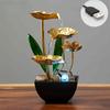 1pcs Small Indoor Fountain Tabletop Decor Ornament Living Room Bedroom Relaxation Decoration USB-Powered for Home Ambiance