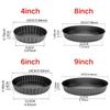 4/6/8/9 Inch Non-Stick Tart Pan Set with Removable Bottom for Quiches, Mini Cakes, Pizzas & Pastries, Ideal for Home Baking YMY