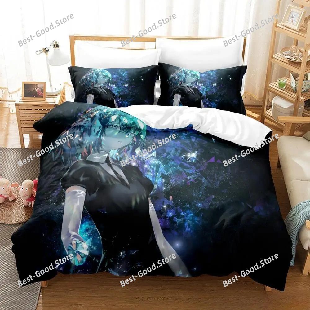 3D Print Anime Houseki No Kuni Bedding Set Single Twin Full Queen King Size Bed Set Adult Kid Bedroom Duvet Cover Sets