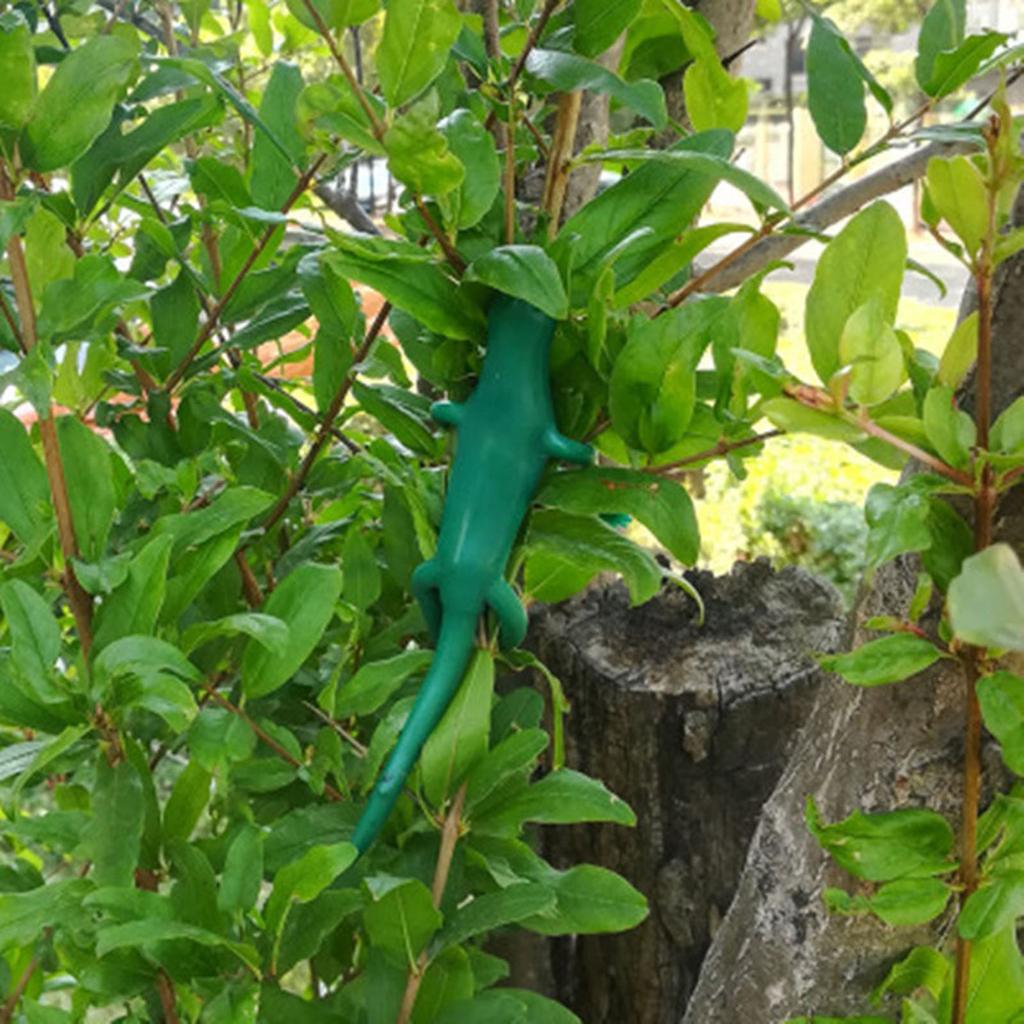 5Pcs Frog Shaped Reusable Cable Wire Tie Decorative Twist Bendable Garden Plant Support Adjustable Flexible Clip Stem