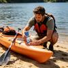 60ml PVC Repair Glue, Waterproof Strong Adhesive for Inflatable Boats Kayaks, Flexible Clear Vinyl Repair for Rafts Airbeds