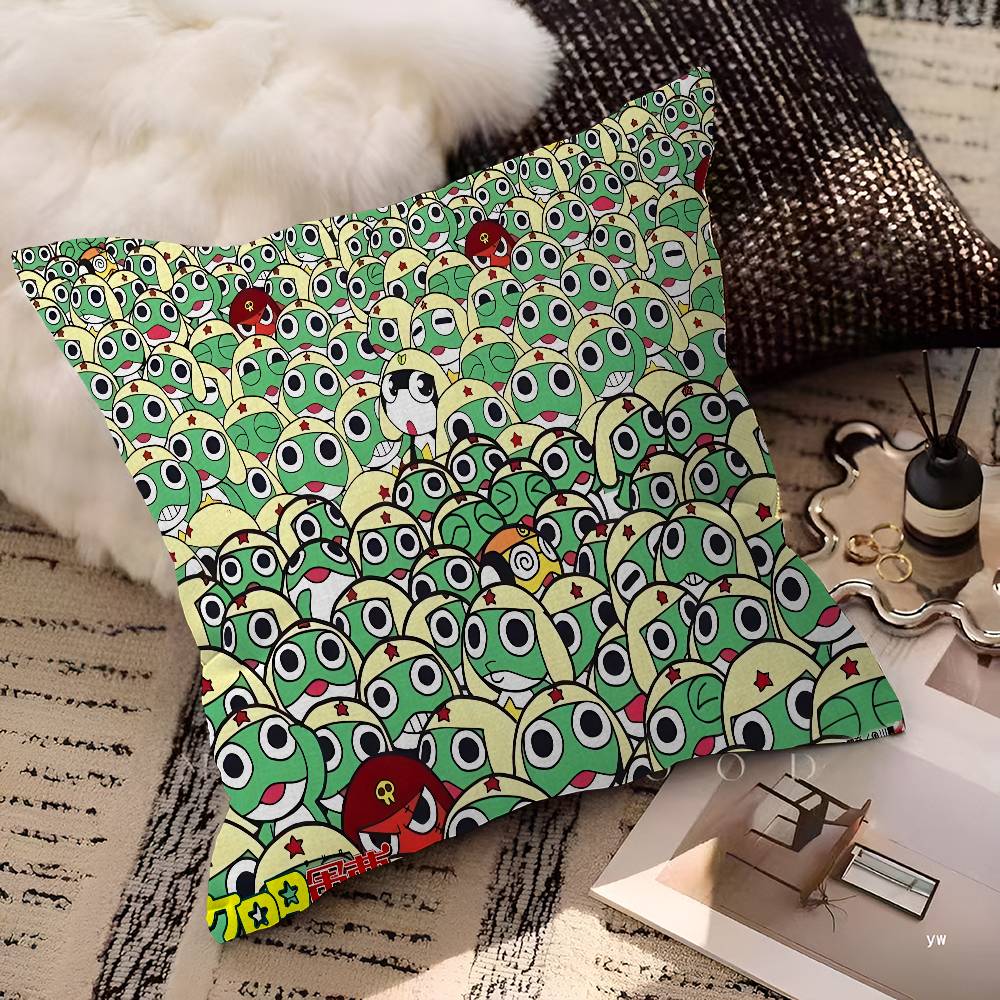 

Anime Keroro Gunsou Frog Anime Lucky Dragon pillow cover sofa cushion cover home room decoration children gift 30x30 cm