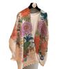 Ethnic Style Scarf Shawl Cape Travel Sunscreen Scarf Air Conditioner Silk Scarf Premium Versatile Silk Scarf Outer Shawl