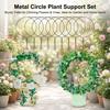 Metall-Pflanzenrankgitter Rundes Design Indoor-Gartenstütze Für Kletterpflanzen Platzoptimierung