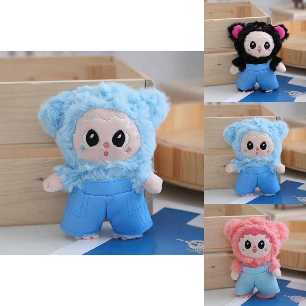 Charming Soft Plush Bear Doll Keychain Cute Hanging Toy With Colorful Options