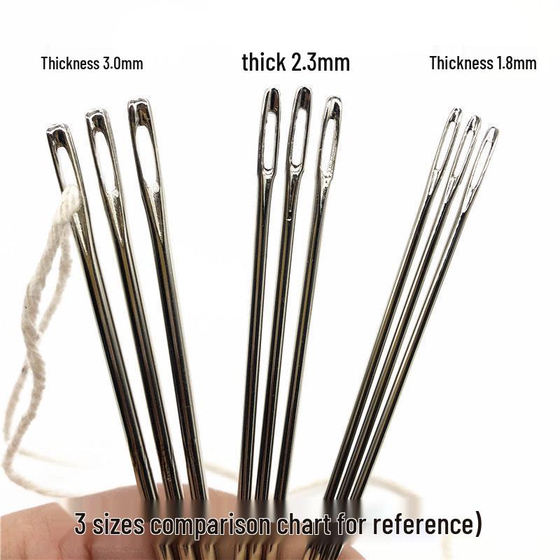 

Дуже велика товста голка для ручного шиття та плетіння для риболовлі та мішковини