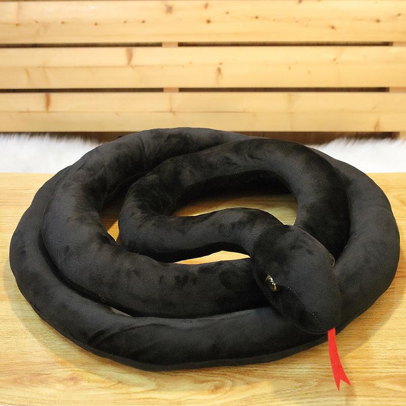 Realistic Spotted Snake Plush Toy Soft And Cuddly Stuffed Animal For Kids Prank