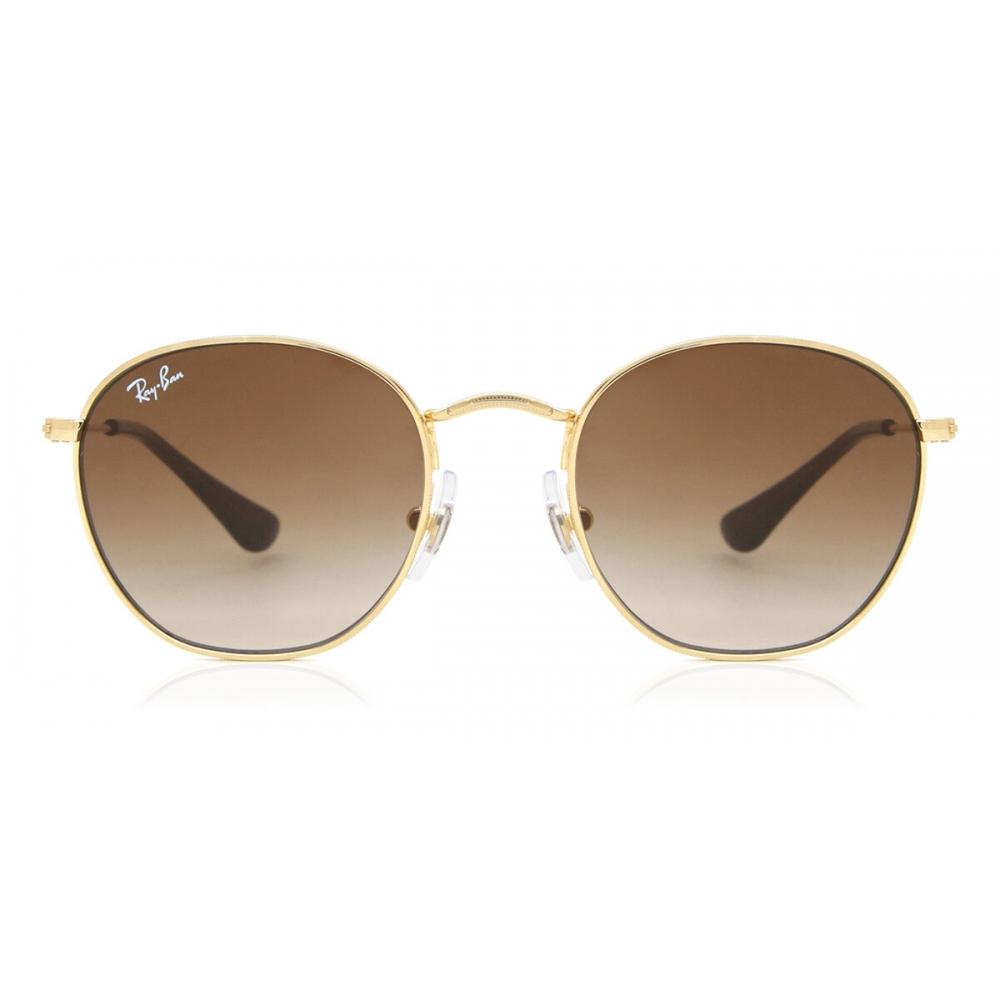 

Ray Ban Kids Rj9572s Junior Rob Kids Азиатская посадка 223 13 Детские солнцезащитные очки Gold/48