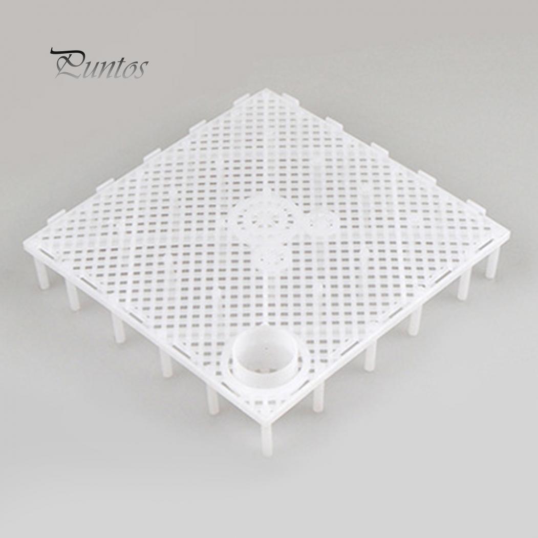 

Пластиковая фильтрующая пластина для аквариума с размером ячейки 3х3 мм., размер пластины14.5 см x 14.5 см., 1 шт #02 White With Nozzle