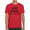 Selbst Jesus Hatte Eine Angelgeschichte Unisex Herren T-Shirt Damen Oberteile T-Shirts