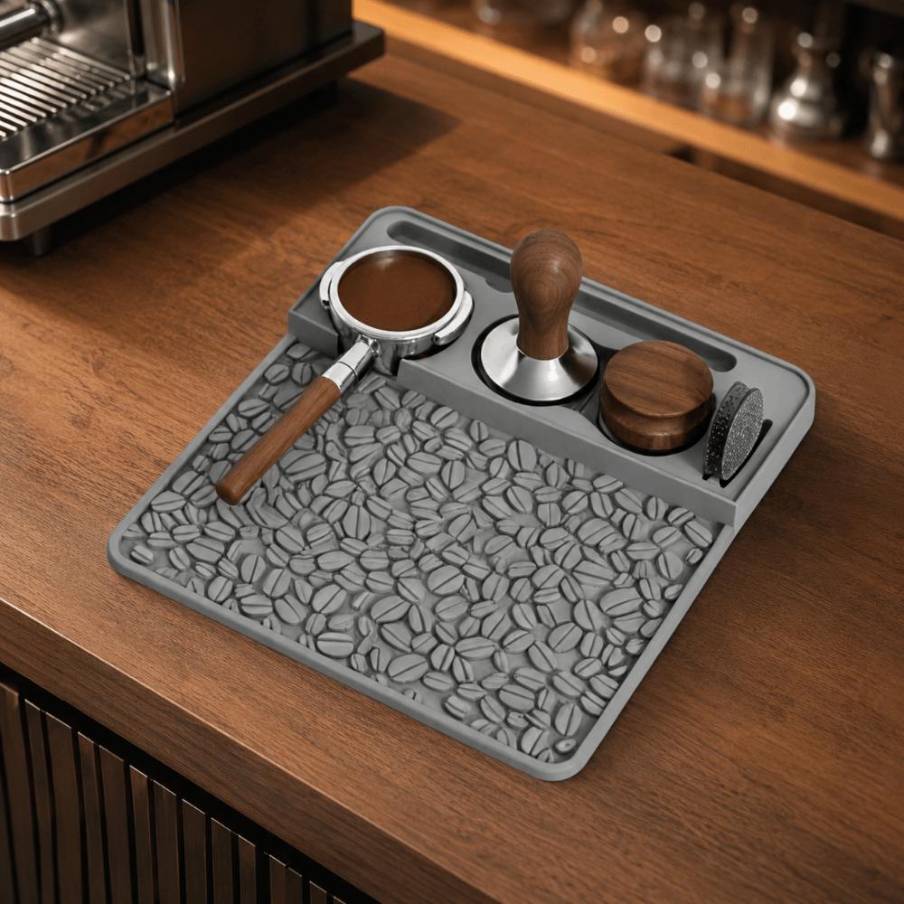Non-Slip Espresso Tamping Pad Waterproof Coffee Powder Press Seat  Coffee Making
