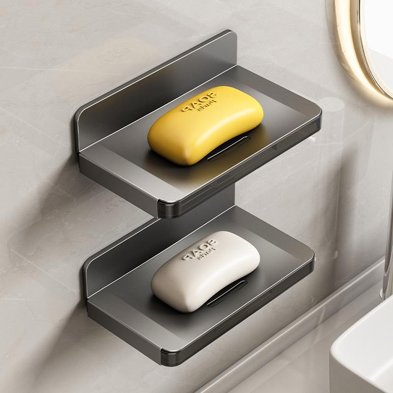 Special box for soap in the bathroom, wall-mounted shelf, washbasin, house box, soap drain tray