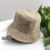 2025 Washed Grey Fisherman Bucket Hat - Women's & Men's Plus Size, Large Head Circumference, Autumn Sun Hat