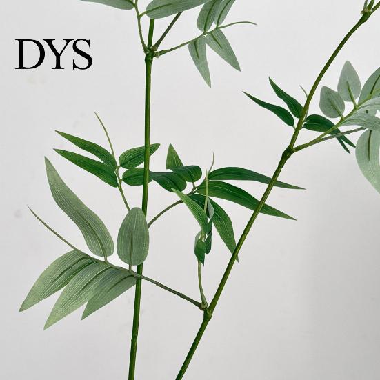 Decorative Faux Foliage for Living Room Bamboo Tree Branches, Long Stems Greenery, Artificial Plants, Leaves Branches Vase Stems, Zen Style Vase, DIY