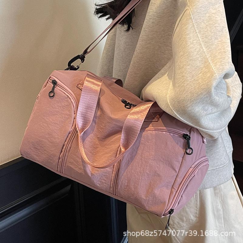 Japanese fashion one-shoulder travel bag color versatile men's and women's casual handbag 2025 new large-capacity crossbody bag