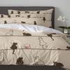 Cat Rope Mouse Duvet Cover Bed Bedding Set Home Textile Quilt Cover Pillowcases Bedroom Double Bedding Set No Sheet