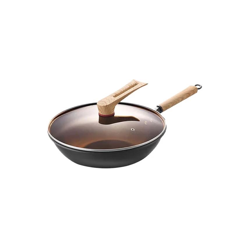 Kangbah 32cm Non-Coated Iron Wok