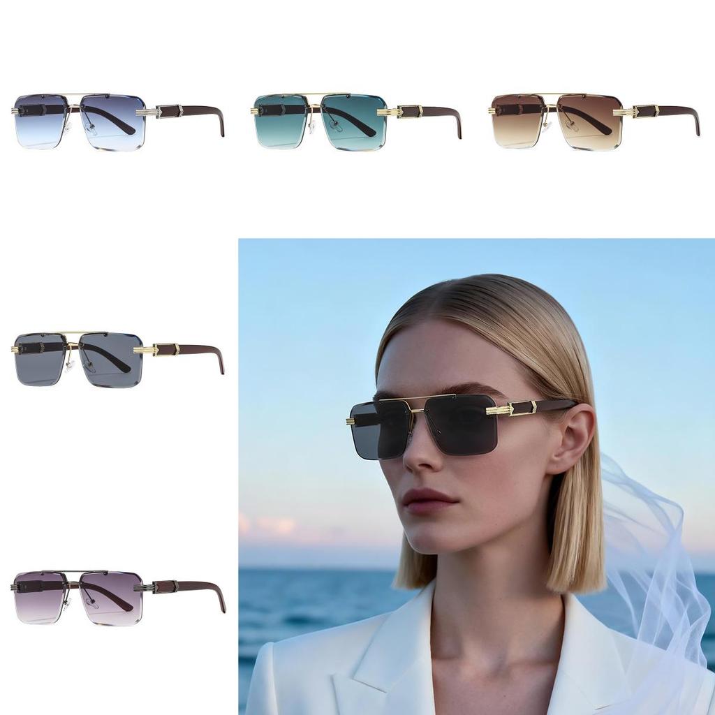 Spring 2025 Classic Metal Frame Womens Sunglasses With Uv400 Protection For Outdoor Fashion