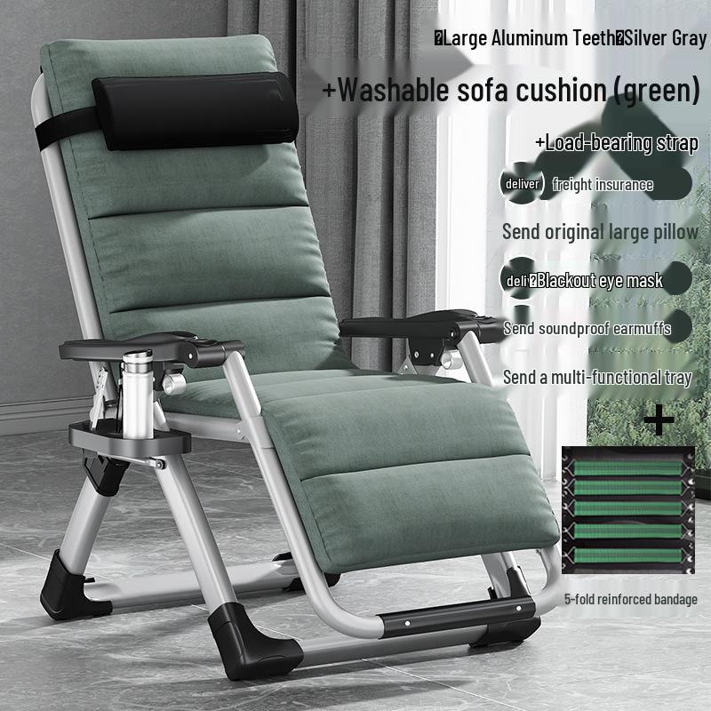 Premium Reclining Backrest Chair for Relaxing and Sleeping, Foldable for Home & Balcony Use