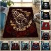 1PC Skull Dark Gothic Pattern Printed Carpet Rug for Living Room Bedroom Home Sofa Decoration,Non-slip Floor Mat Floor Mat
