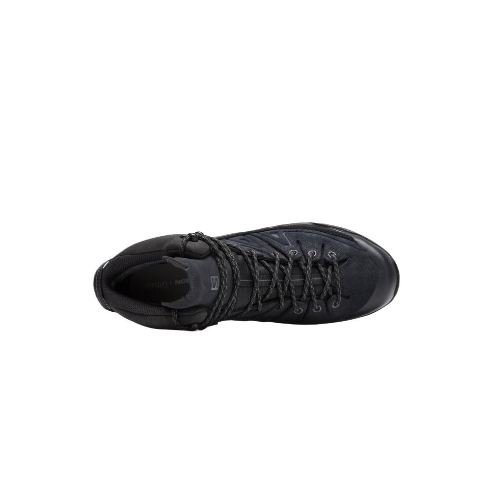 SALOMON X-ALP Wear-Resistant Slip-Resistant Mid-Top Casual Shoes Unisex Black Sneakers 476387
