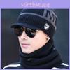 Knitted Mens Winter Beanie Hat With Fleece Lining For Cold Weather Outdoor Use