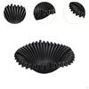 Decorative Fruit Bowl Organizer Table Centerpiece Resin Storage Serving Tray Black