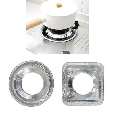 Herdabdeckungen Aluminiumfolien-Einlagen Quadratisch/Rund Herdabdeckungen Herdschutz für Küchengasherd