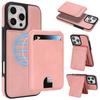 Magnetic Leather Phone Case with Card Holder for iPhone 12 - 17 Series Multi - Functional Stand Shockproof Protective Cover