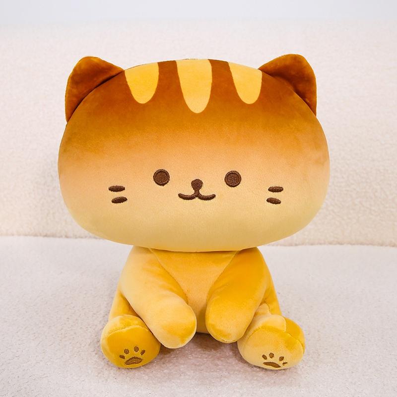 13/20/25cm Cartoon Cute Cat Plush Doll Pillow Fun Cat Shape Bread Cookie Biscuit Plush Toy Home Decor Gift For Children