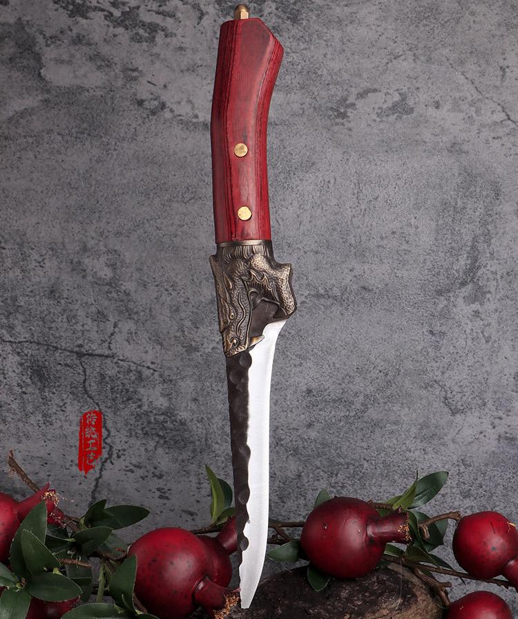 Forged Boning Knife Handmade Knife Butcher Knife Multifunctional Kitchen Knife Fruit Knife