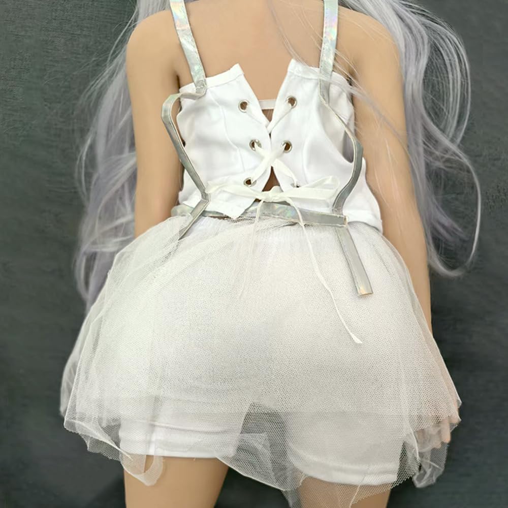xinXbabe Doll Doll Doll Doll Clothes Skirt Doll Doll Clothes White Clothes, 80-100cm Skirt, Outfit, Set, 1/2 Clothes, Set,