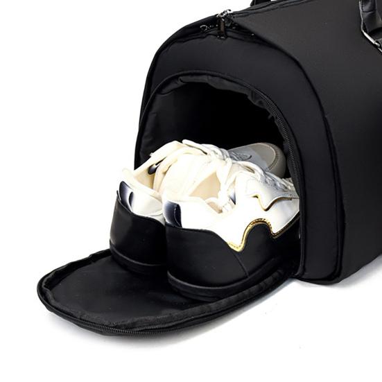 Suit Bag Lightweight Oxford Cloth Anti-Wrinkle Lining 2-in-1 Design Spacious Storage Waterproof Travel Handbag with Zipper Locks