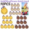 10PCS 5.2cm Gold/Silver/Bronze Medal Award with Neck Ribbon Versatile Commemoration Prize Medals for Sports Games
