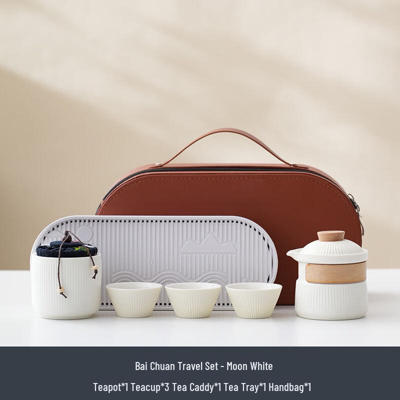 Portable Ceramic Travel Tea Set