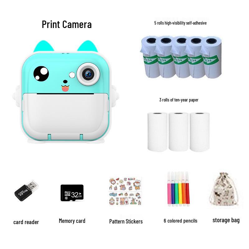 Q5 Polaroid Kinder HD Cartoon Digitalkamera für Fotos & Videos