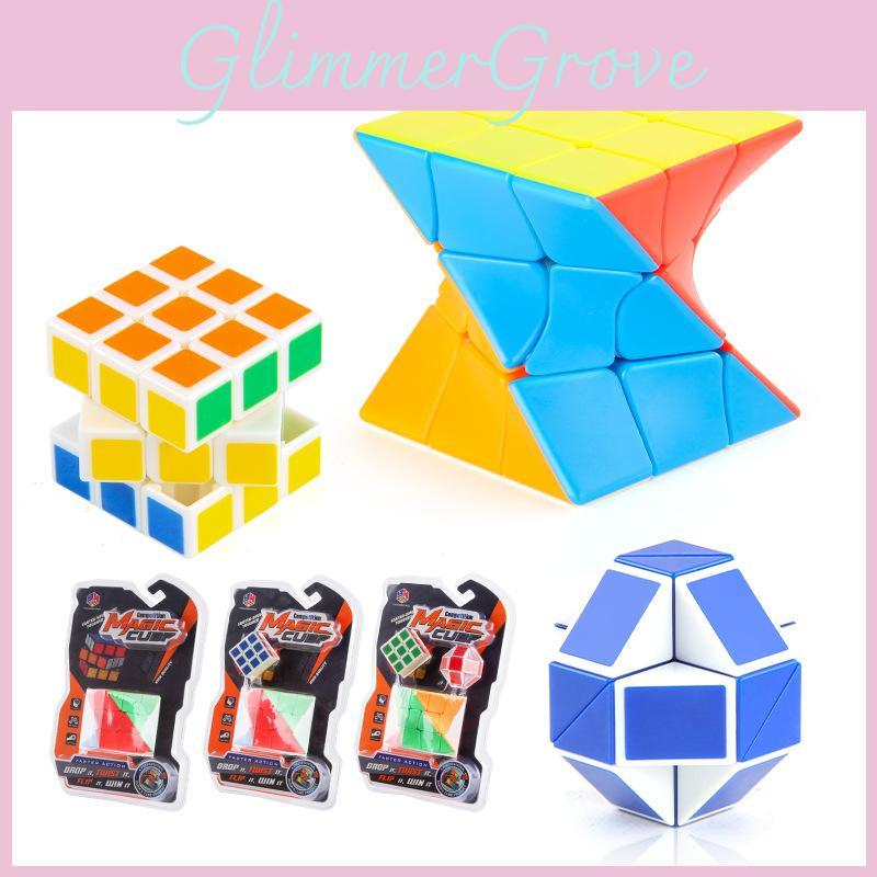 Einzigartiger 5cm Kinder-Puzzlewürfel Pädagogisches Verdrehbares Magischer Würfel Spielzeug zur Geistesentwicklung